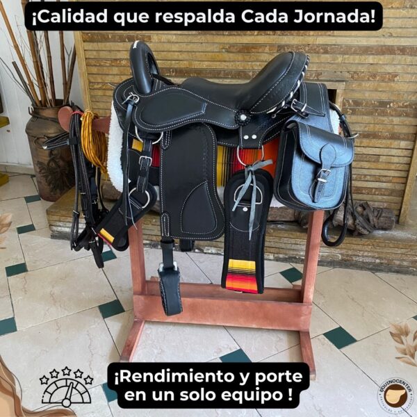 TEREQUE EN CUERO GOLD-APERADO