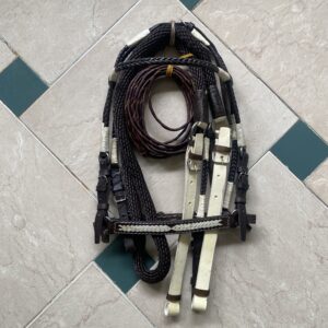 Apero de cabeza profesional en cuero trenzado de alta calidad