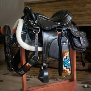 Tereque Premium negro para Caballo | Comodidad y lujo de alto nivel