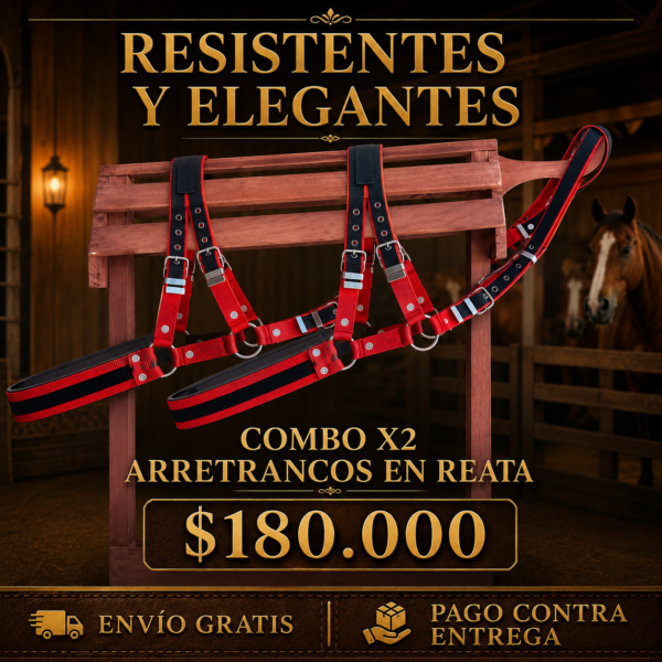 Combo x2 Arretrancos o Tiros en Reata| Elegantes y Resistentes