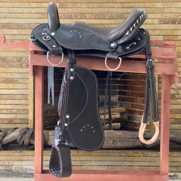 Tereque de lujo Marrón para Caballos en cuero| Elegante y versátil
