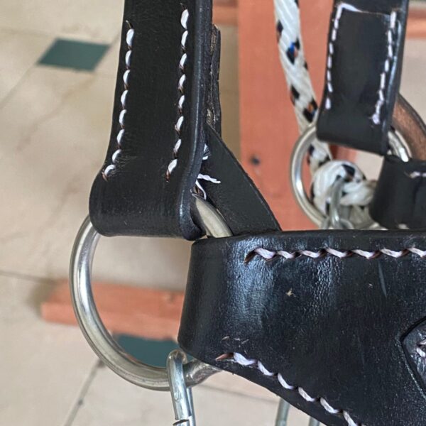 Jaquimón de Cuero para Toro | Resistente para Manejo de Ganado