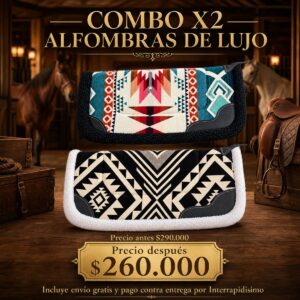 Combo X2 Alfombras de Lujo en Espuma Comprimida | Elegancia y Calidad